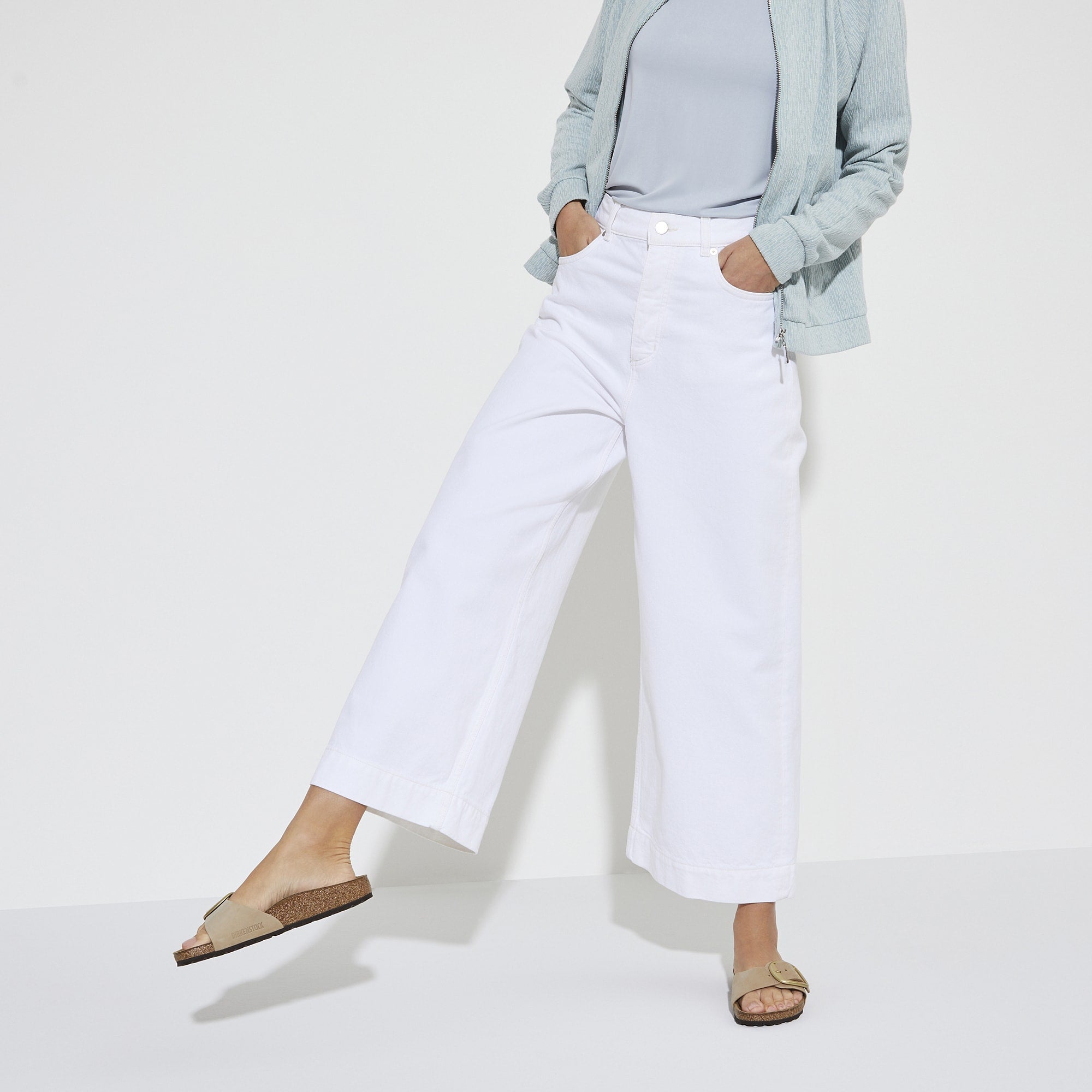 Madrid Big Buckle Nubuck Leather